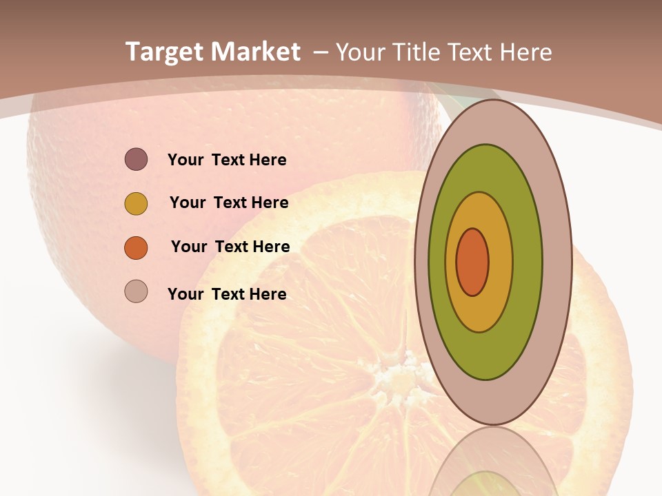 Fresh Cut Orange PowerPoint Template