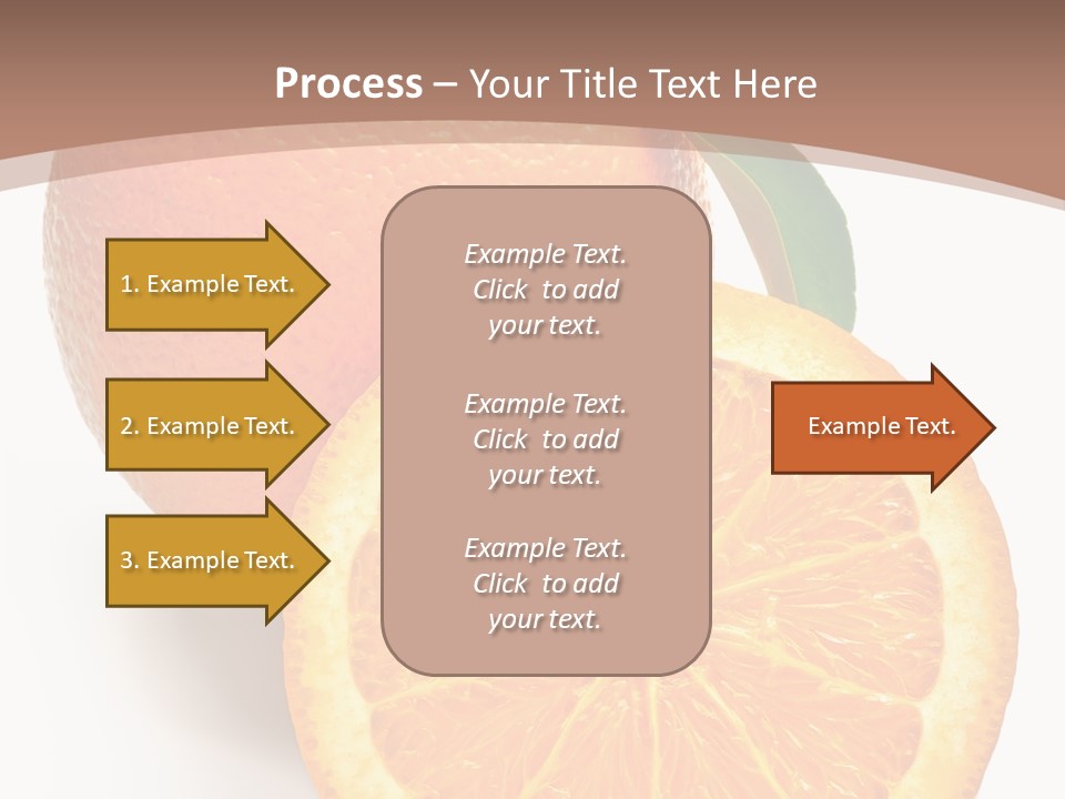 Fresh Cut Orange PowerPoint Template