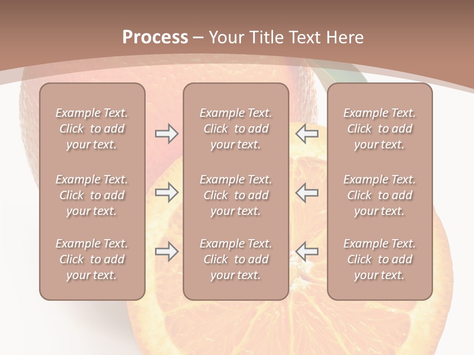 Fresh Cut Orange PowerPoint Template