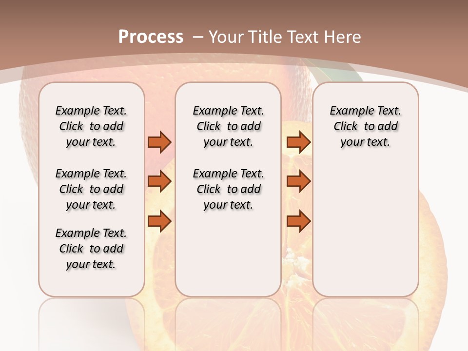 Fresh Cut Orange PowerPoint Template
