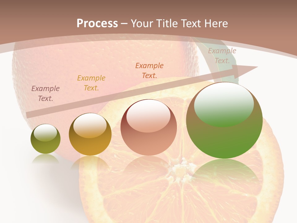 Fresh Cut Orange PowerPoint Template