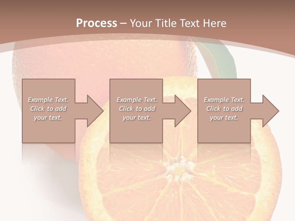 Fresh Cut Orange PowerPoint Template