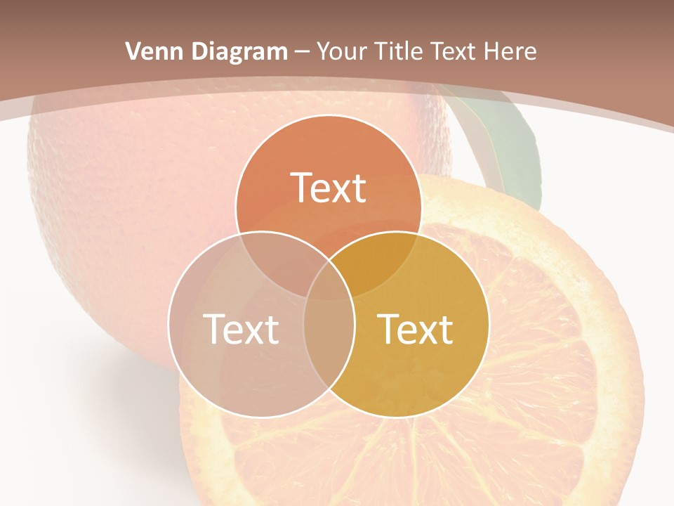 Fresh Cut Orange PowerPoint Template