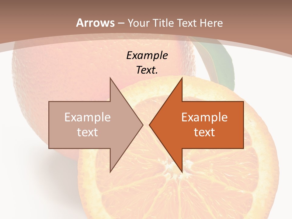 Fresh Cut Orange PowerPoint Template