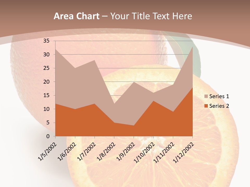 Fresh Cut Orange PowerPoint Template