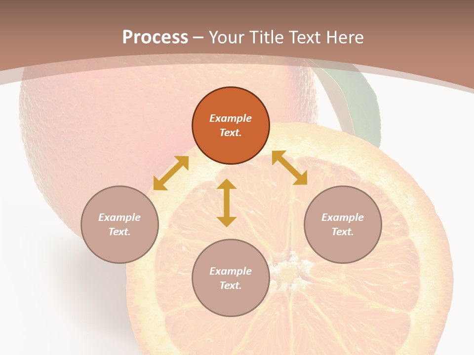 Fresh Cut Orange PowerPoint Template