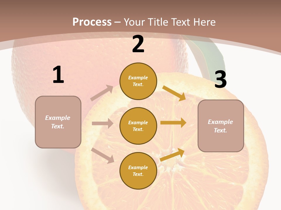 Fresh Cut Orange PowerPoint Template