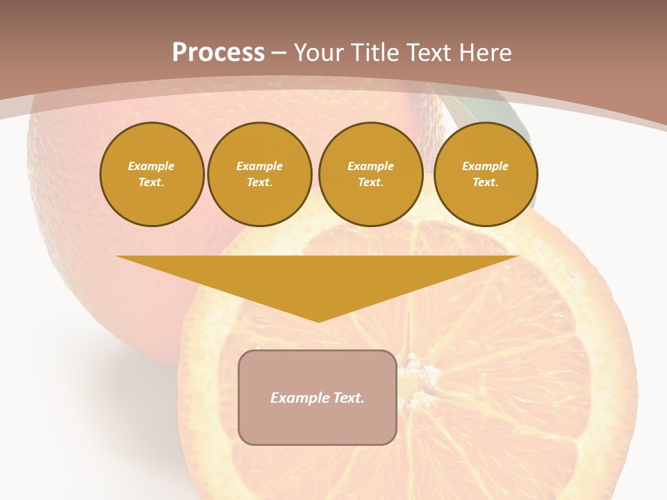 Fresh Cut Orange PowerPoint Template