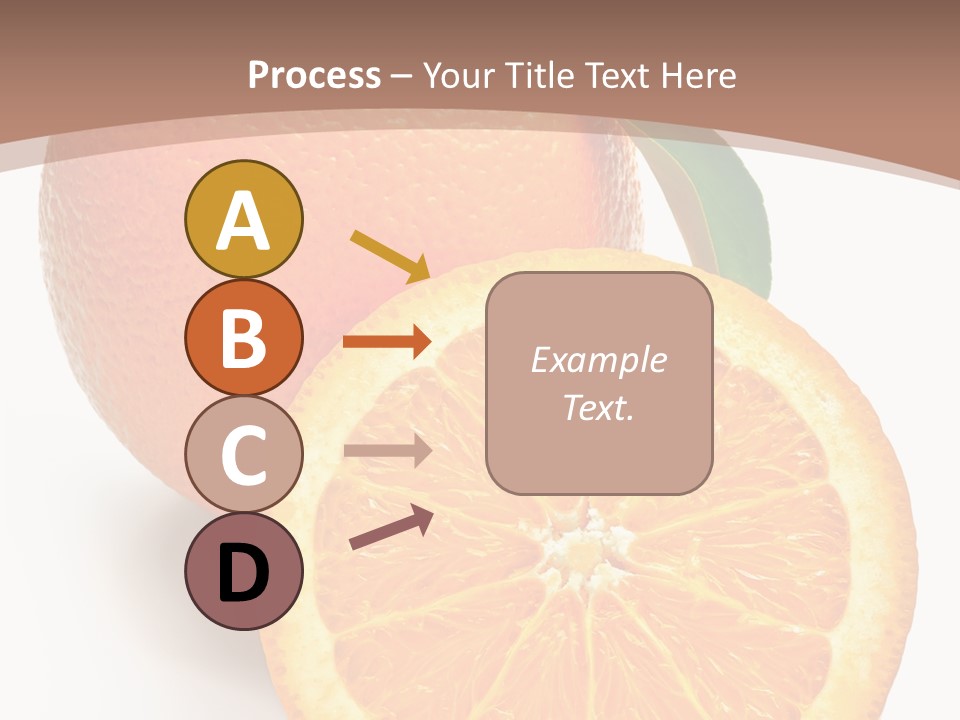 Fresh Cut Orange PowerPoint Template