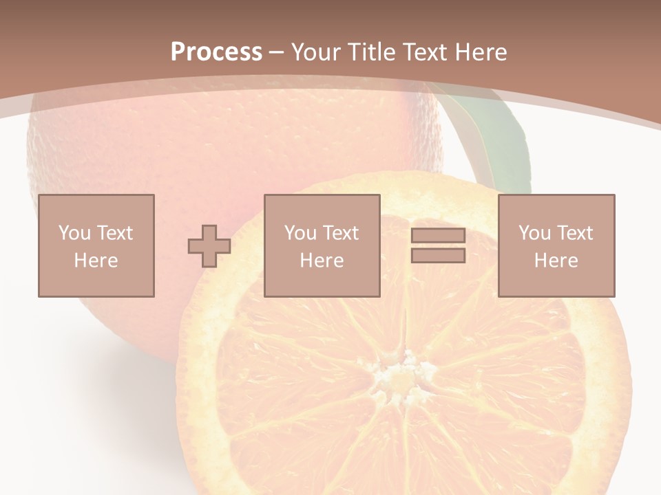 Fresh Cut Orange PowerPoint Template