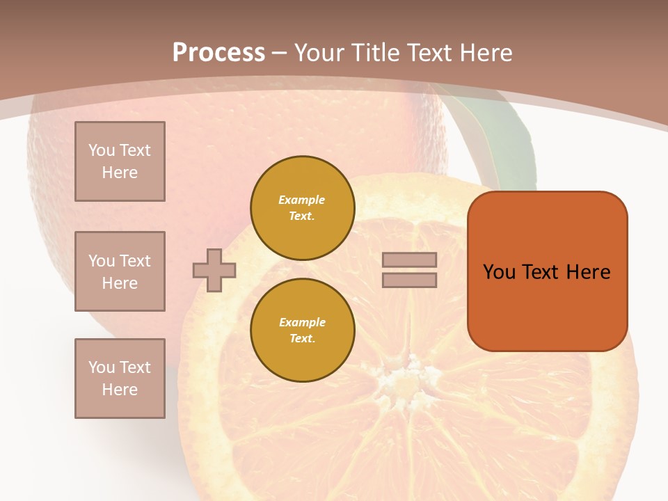 Fresh Cut Orange PowerPoint Template
