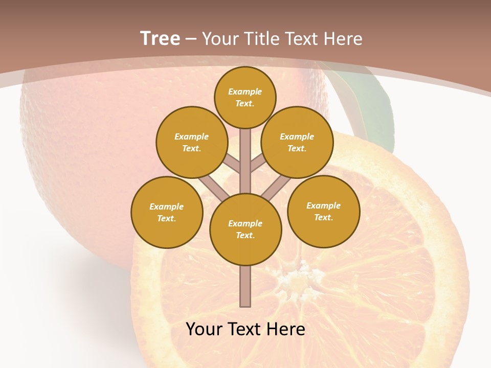 Fresh Cut Orange PowerPoint Template