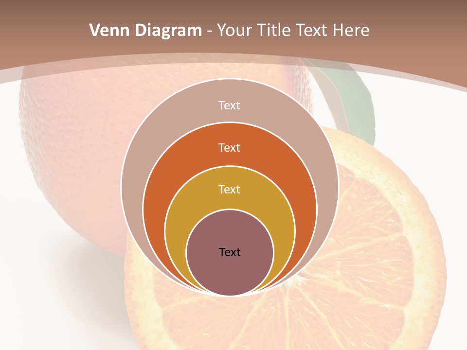 Fresh Cut Orange PowerPoint Template