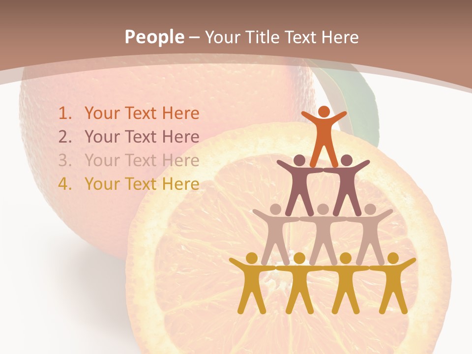 Fresh Cut Orange PowerPoint Template