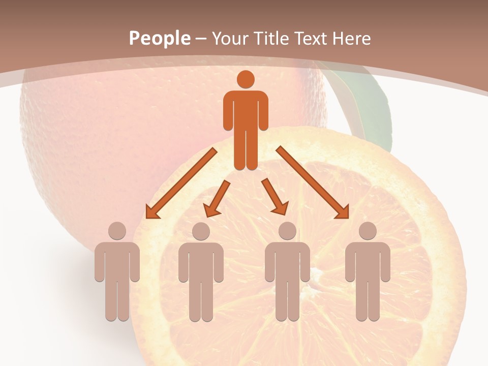 Fresh Cut Orange PowerPoint Template