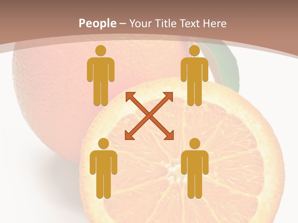 Fresh Cut Orange PowerPoint Template