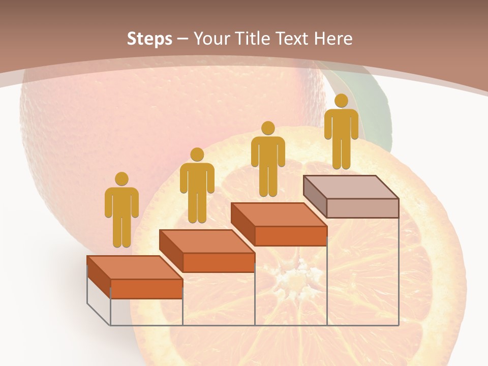 Fresh Cut Orange PowerPoint Template