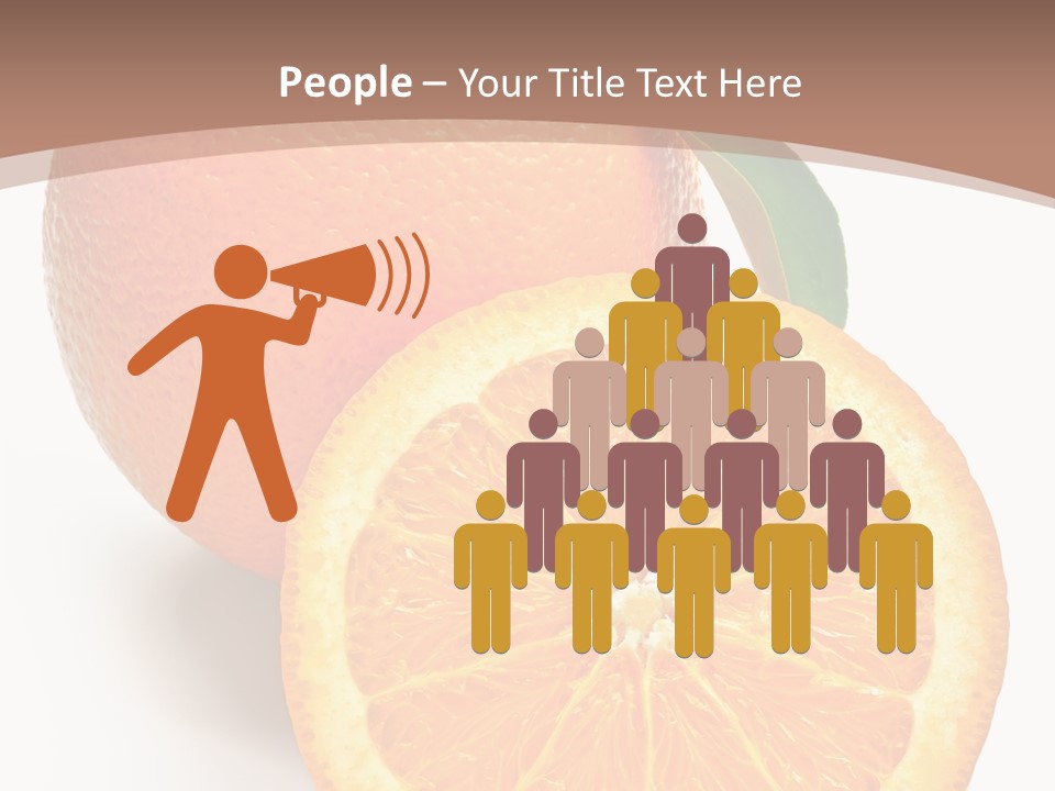 Fresh Cut Orange PowerPoint Template