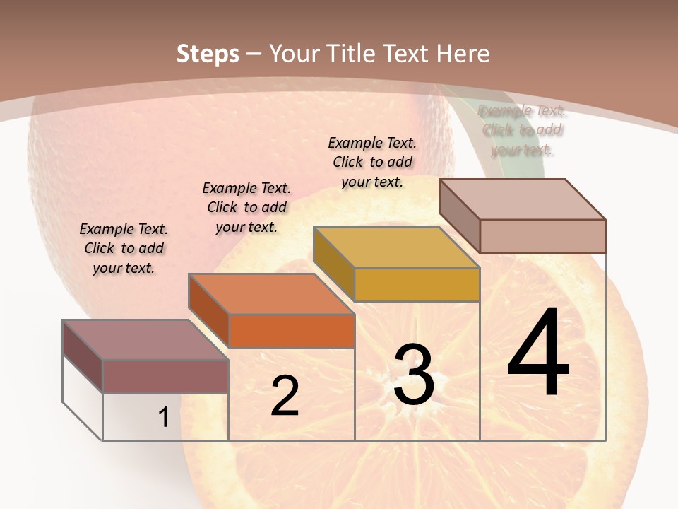Fresh Cut Orange PowerPoint Template