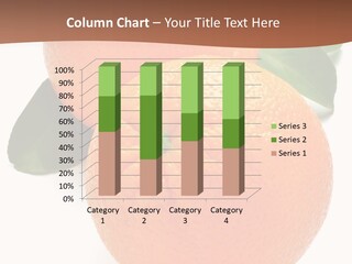 Fresh Isolated Orange PowerPoint Template