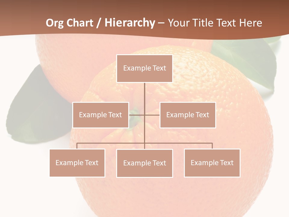 Fresh Isolated Orange PowerPoint Template