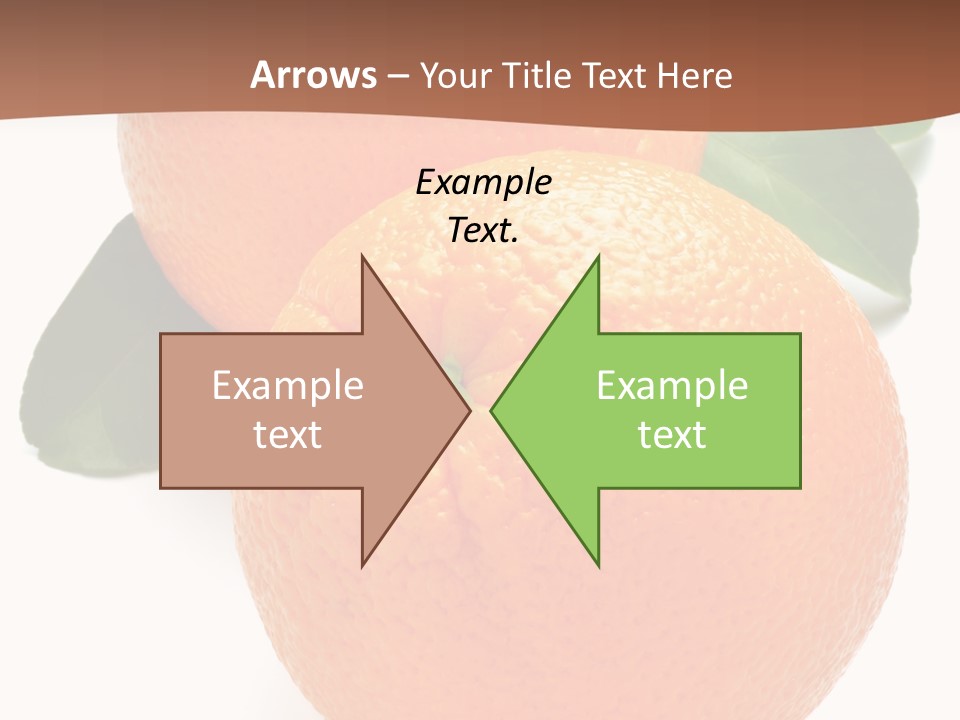 Fresh Isolated Orange PowerPoint Template