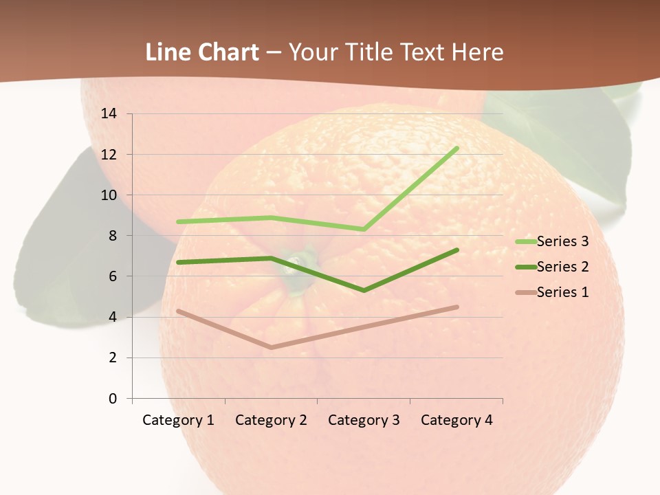 Fresh Isolated Orange PowerPoint Template