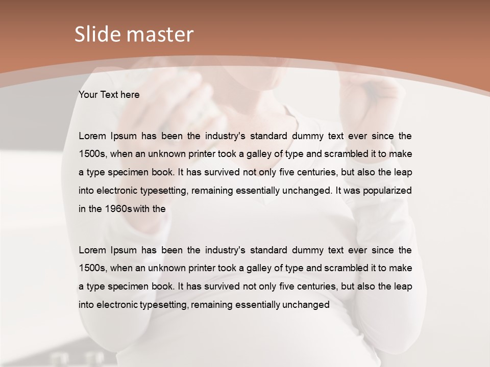 Kitchen Dieting Woman PowerPoint Template