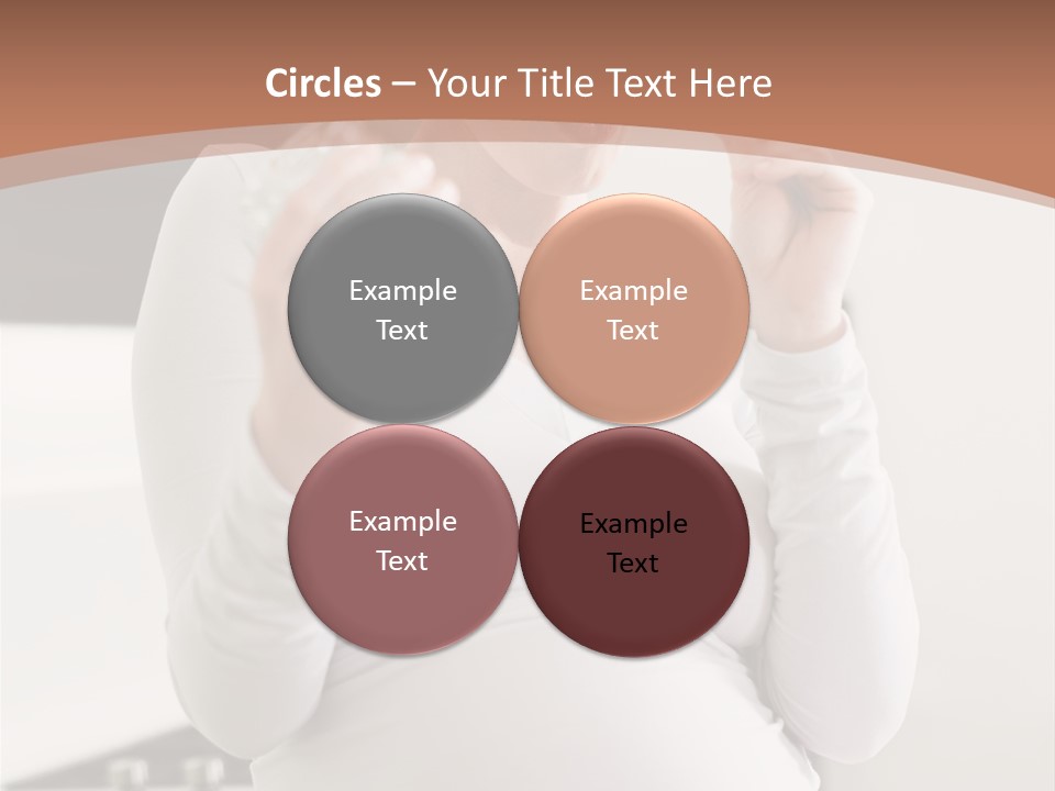 Kitchen Dieting Woman PowerPoint Template