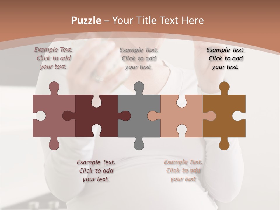 Kitchen Dieting Woman PowerPoint Template