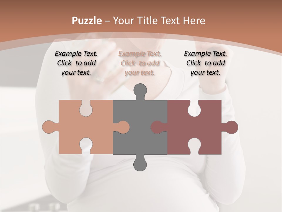 Kitchen Dieting Woman PowerPoint Template