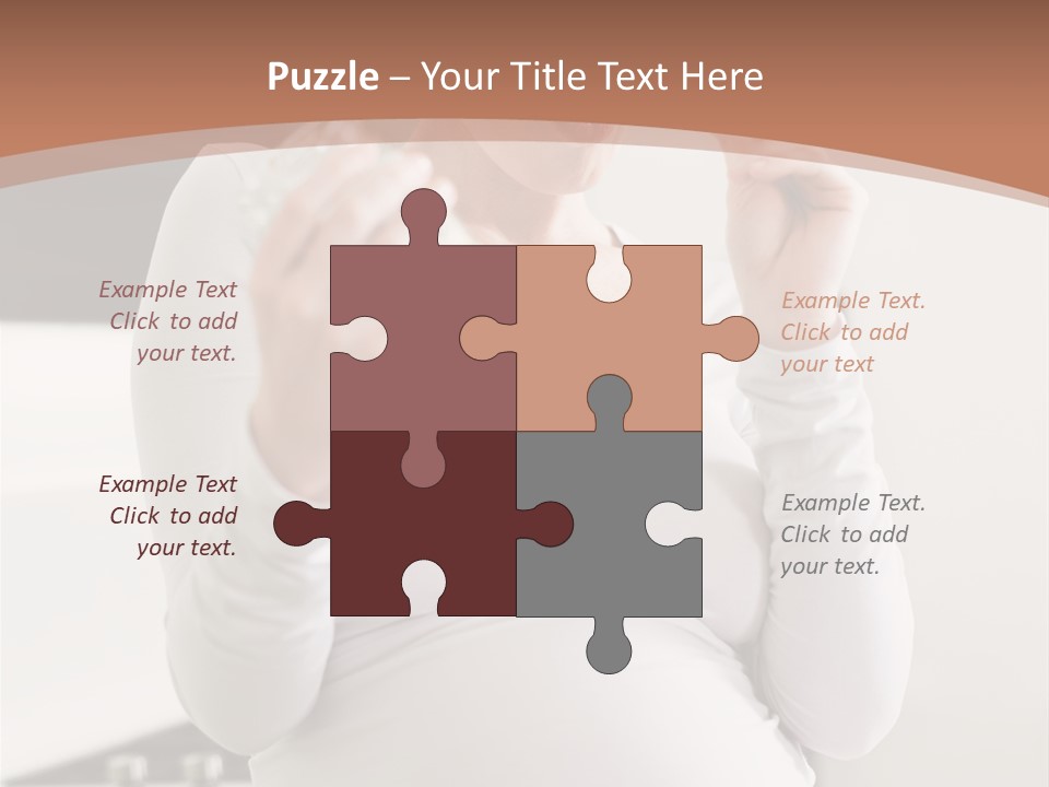 Kitchen Dieting Woman PowerPoint Template