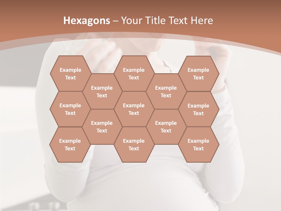 Kitchen Dieting Woman PowerPoint Template