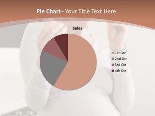 Kitchen Dieting Woman PowerPoint Template