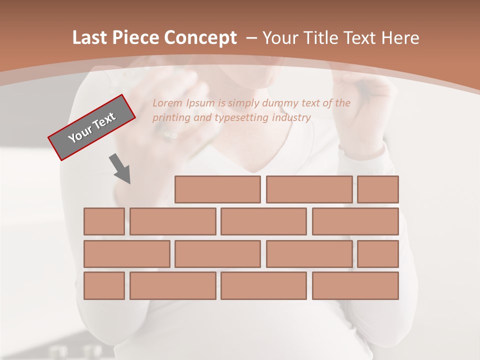 Kitchen Dieting Woman PowerPoint Template