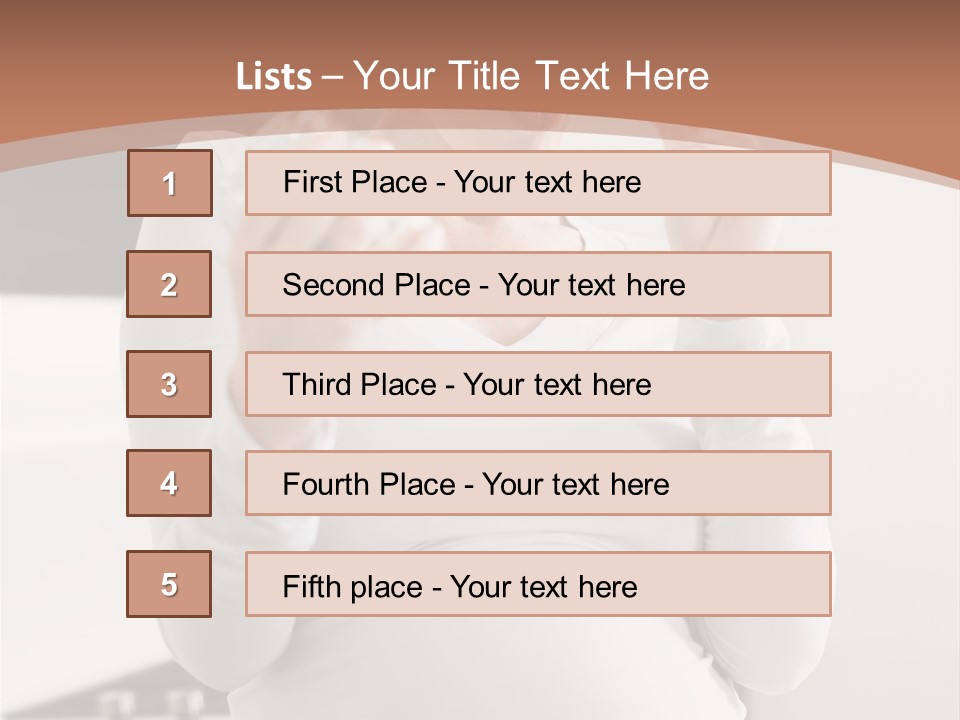 Kitchen Dieting Woman PowerPoint Template