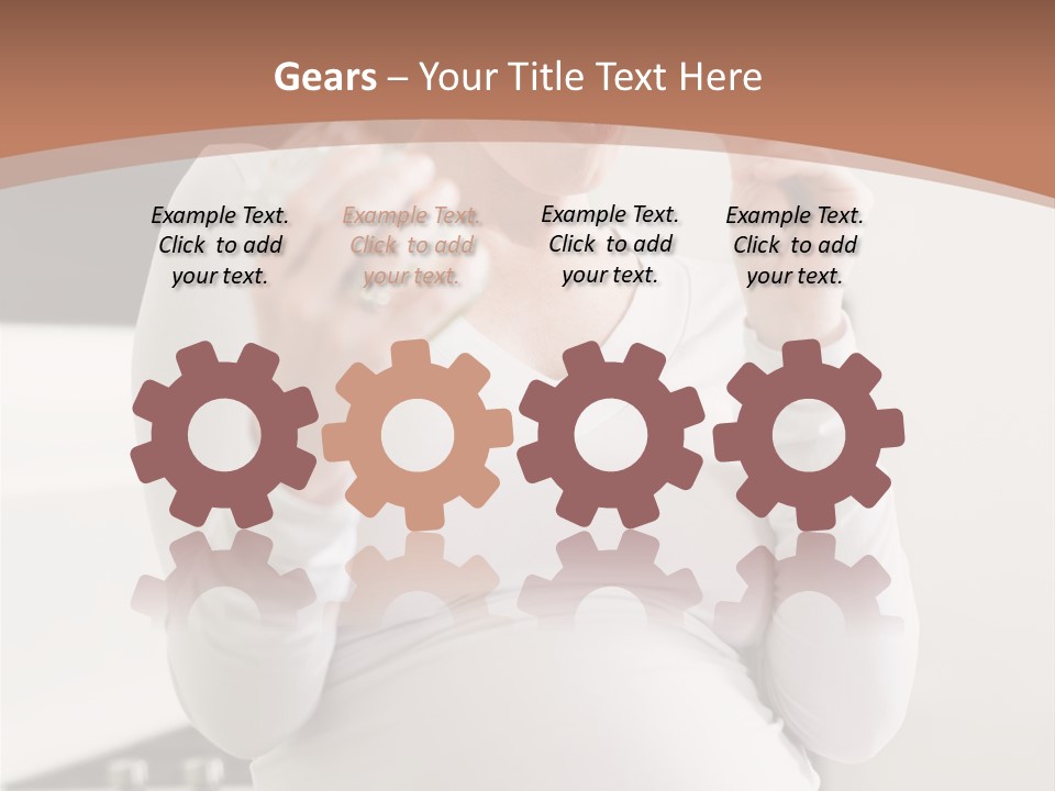 Kitchen Dieting Woman PowerPoint Template