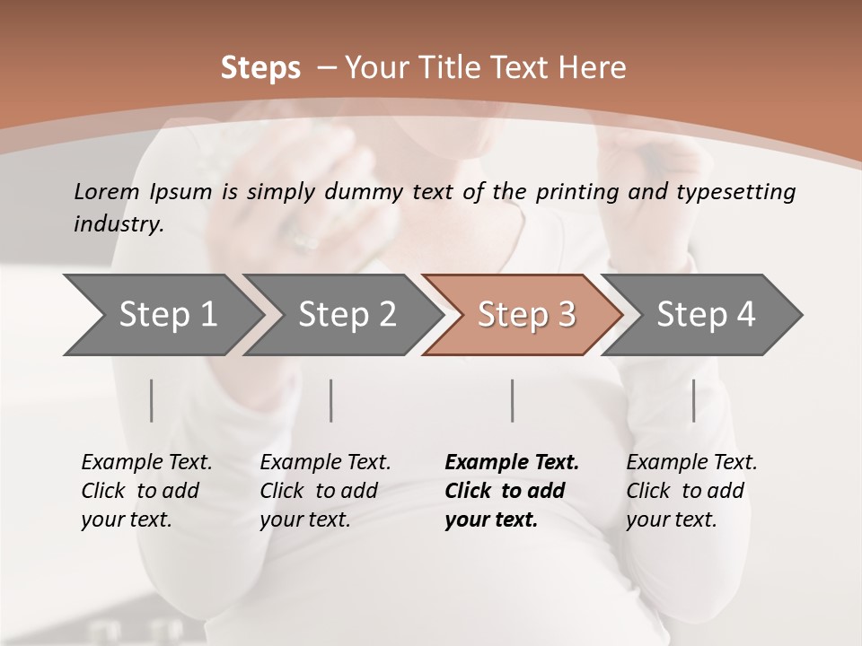 Kitchen Dieting Woman PowerPoint Template