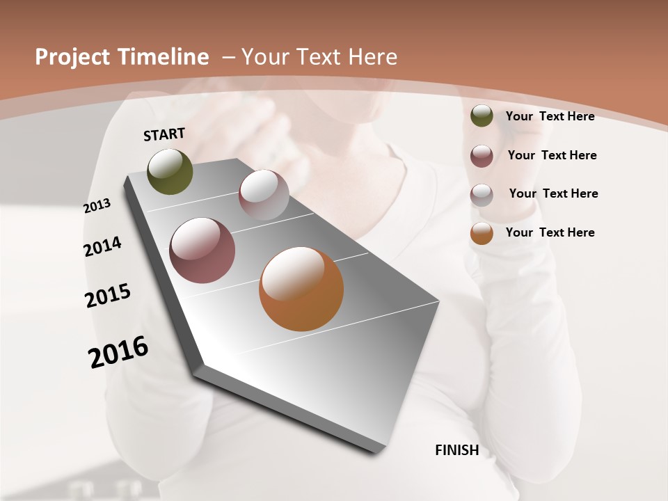 Kitchen Dieting Woman PowerPoint Template