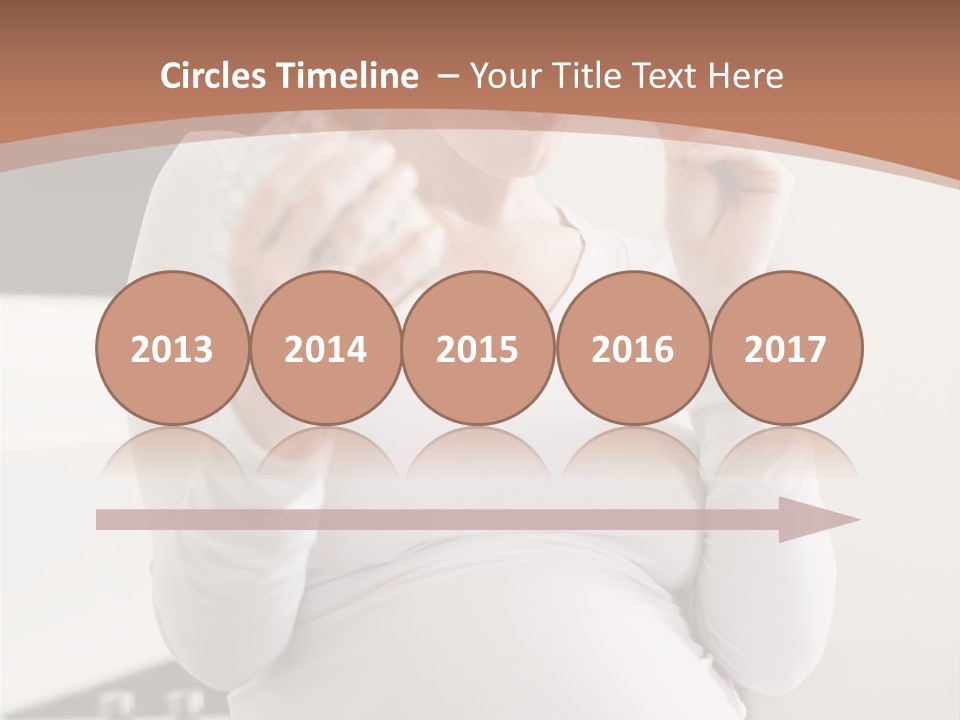 Kitchen Dieting Woman PowerPoint Template