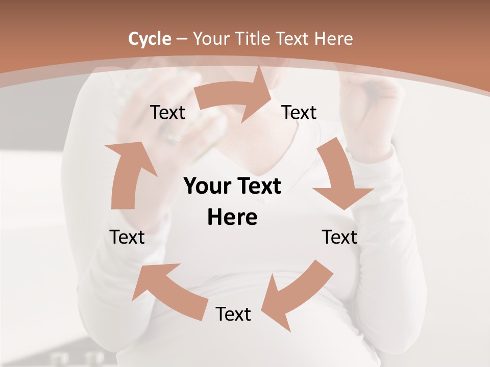 Kitchen Dieting Woman PowerPoint Template