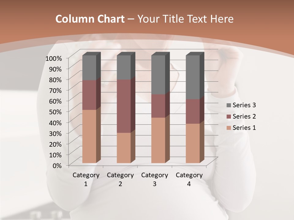 Kitchen Dieting Woman PowerPoint Template
