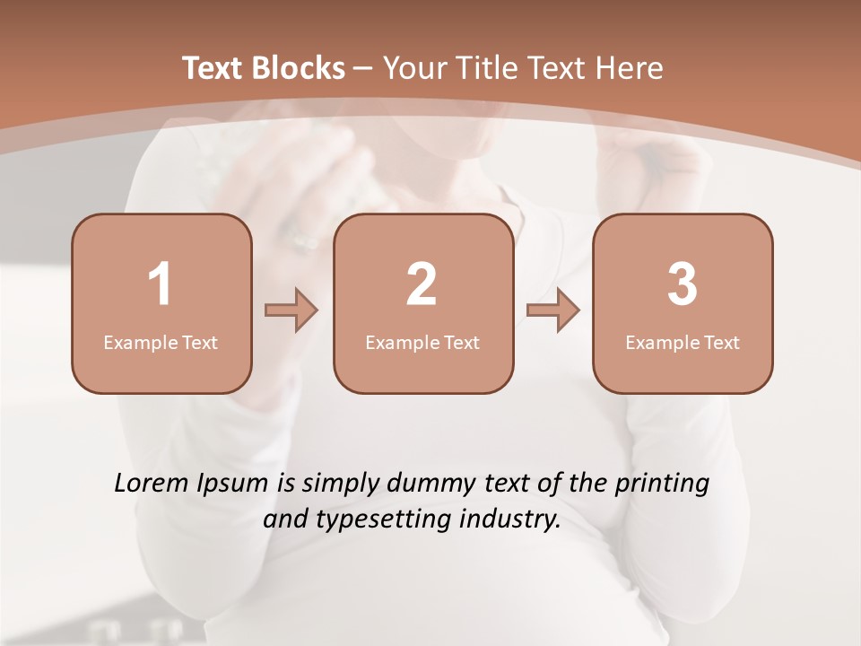 Kitchen Dieting Woman PowerPoint Template