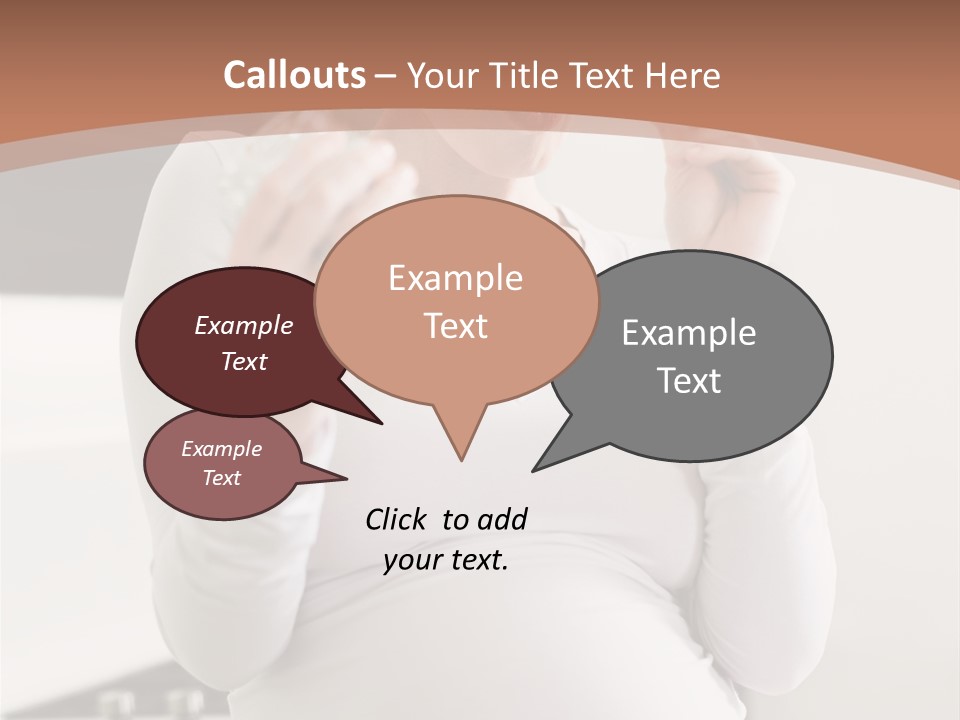 Kitchen Dieting Woman PowerPoint Template