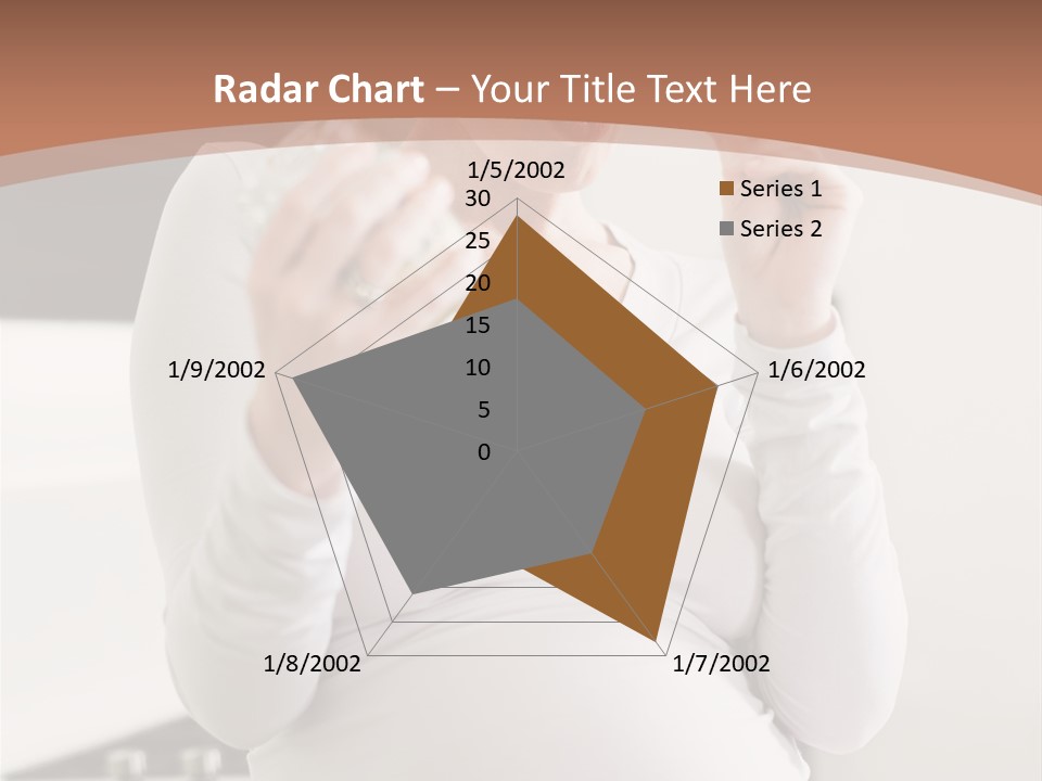 Kitchen Dieting Woman PowerPoint Template
