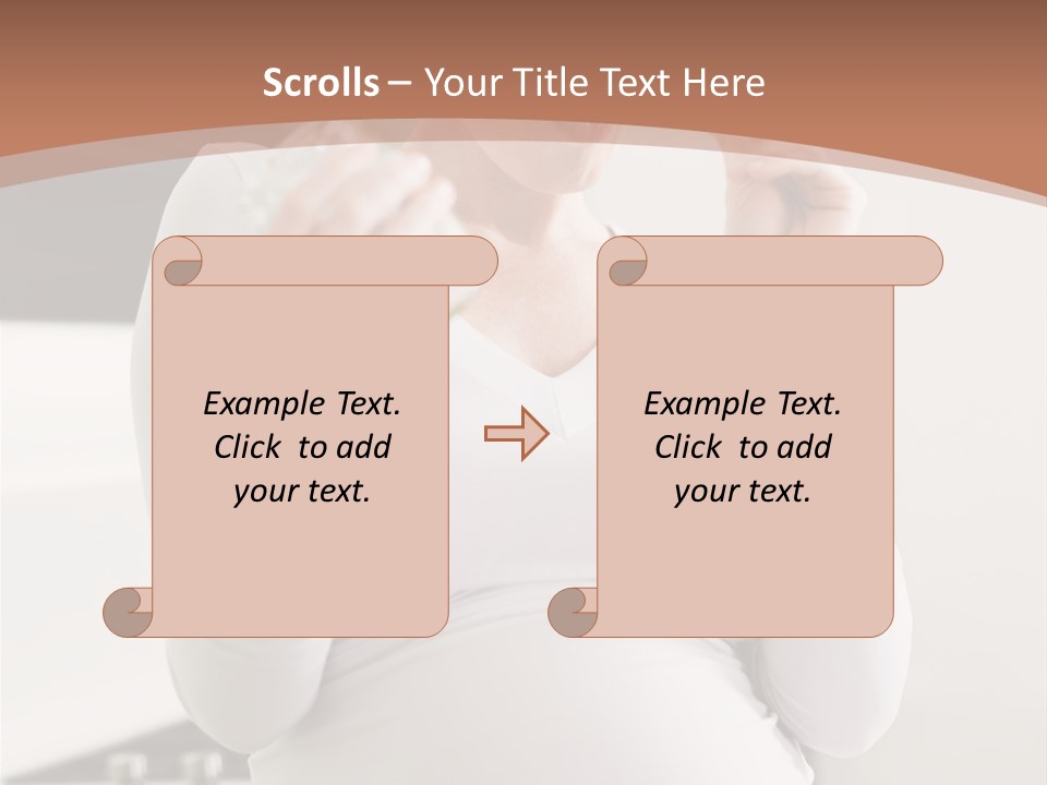 Kitchen Dieting Woman PowerPoint Template