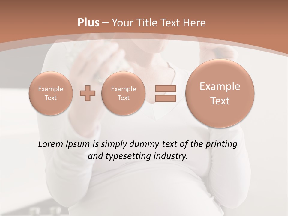 Kitchen Dieting Woman PowerPoint Template