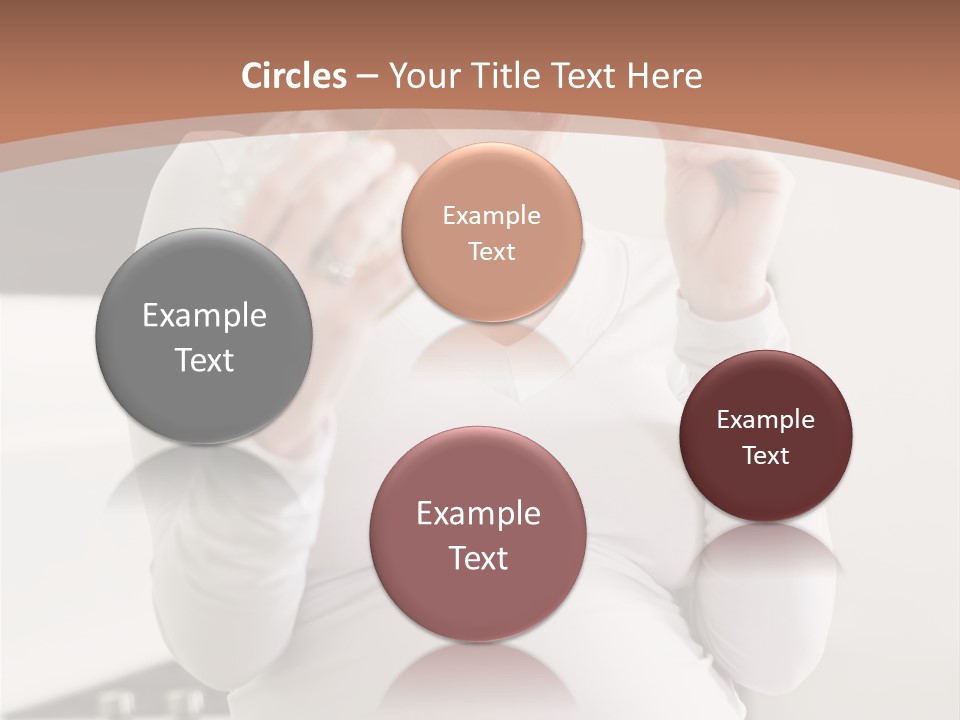 Kitchen Dieting Woman PowerPoint Template