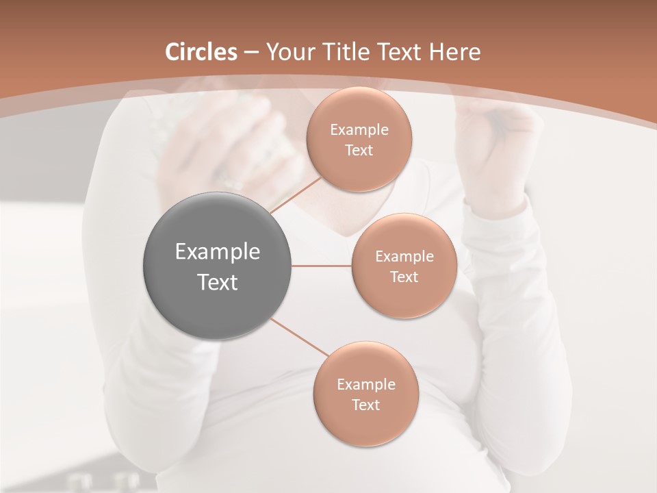 Kitchen Dieting Woman PowerPoint Template