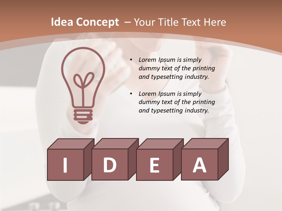 Kitchen Dieting Woman PowerPoint Template